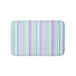 Alfombrilla De Baño Pastel Stripes Bath Mat