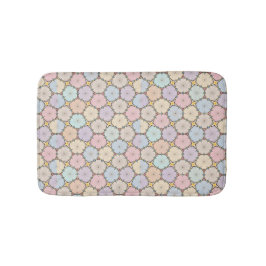 Alfombrilla De Baño Pastel Wood Slices Drawing