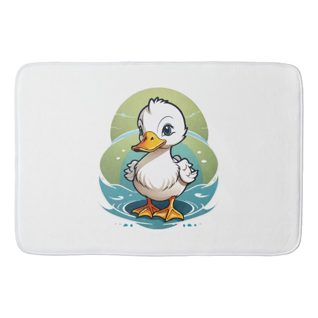 Alfombrilla De Baño pato-blanco (Anverso)