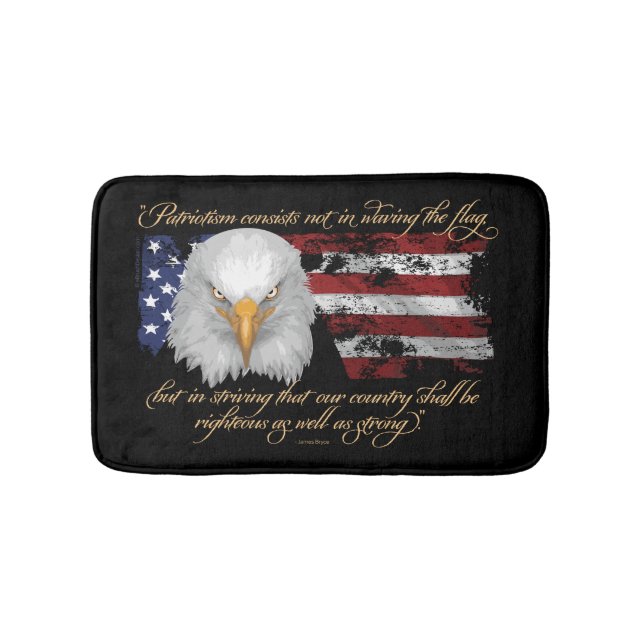 Alfombrilla De Baño Patriotismo recto (Anverso)