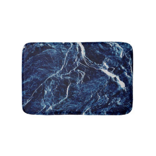 Alfombrilla De Baño Patrón abstracto azul