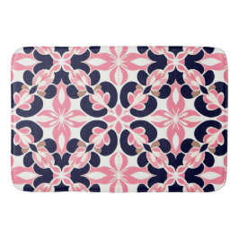 Alfombrilla De Baño Patrón abstracto floral colorido