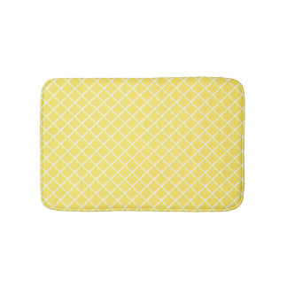 Alfombrilla De Baño Patrón Amarillo Soleado