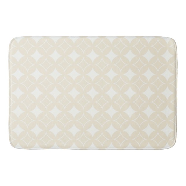 Alfombrilla De Baño Patrón Beige-Shipo (Anverso)