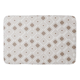 Alfombrilla De Baño Patrón Bho Neutral Tribal Geométrico Azteca Suave