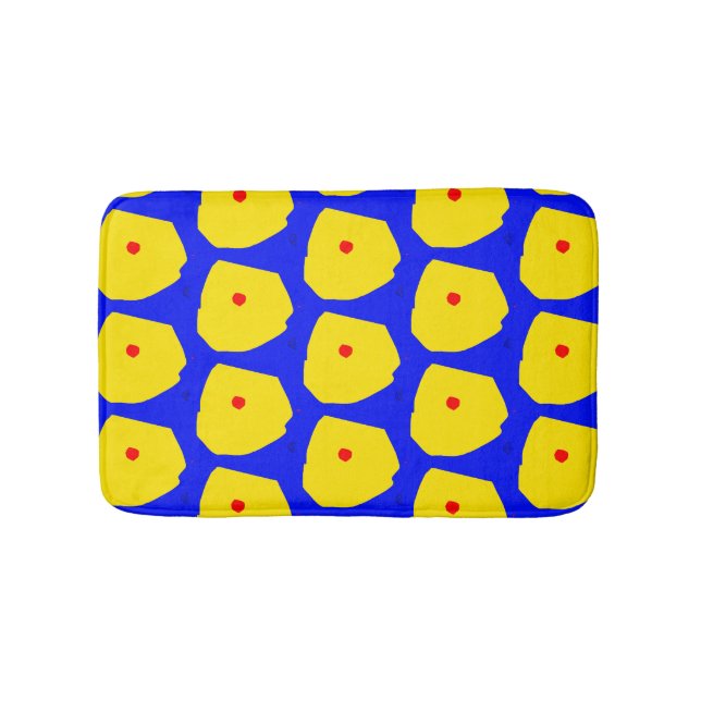 Alfombrilla De Baño Patrón botánico Bath Mat (Anverso)