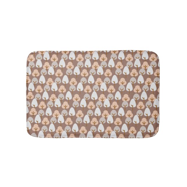 Alfombrilla De Baño Patrón botánico Caída Rústica Otoño (Anverso)