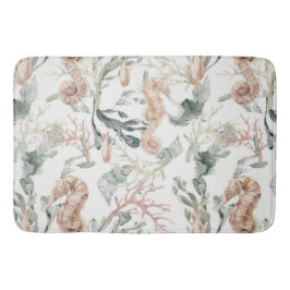 Alfombrilla De Baño Patrón caballito de mar