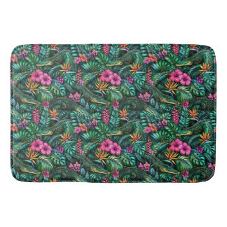 Alfombrilla De Baño Patrón continuo de superficie de sueños de jungla