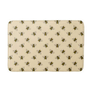 Alfombrilla De Baño Patrón de abejas reina