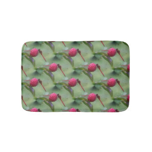 Alfombrilla De Baño Patrón de animales de la libélula roja
