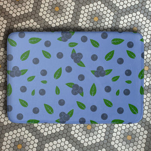 Alfombrilla De Baño Patrón de arándano Bath Mat