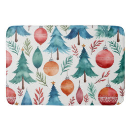 Alfombrilla De Baño Patrón de árbol de Navidad