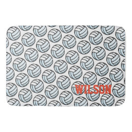 Alfombrilla De Baño Patrón de bola de voleibol decoración deportiva Di