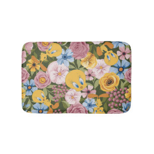 Alfombrilla De Baño Patrón de bordado floral TWEETY™