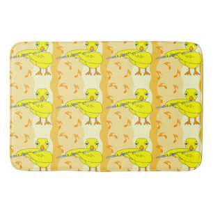 Alfombrilla De Baño Patrón de brillo de flauta