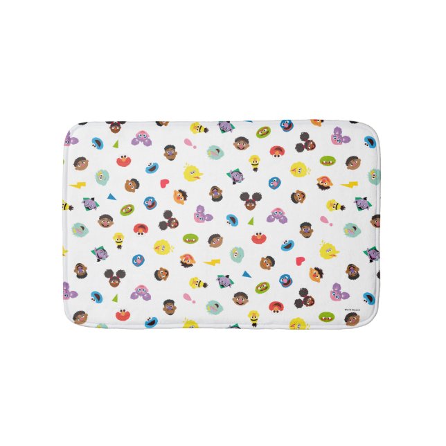Alfombrilla De Baño Patrón de caras comunes (Anverso)