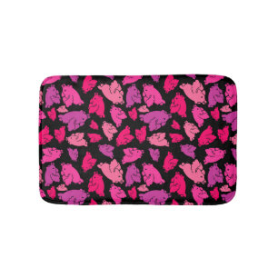 Alfombrilla De Baño Patrón de cerdo rosado
