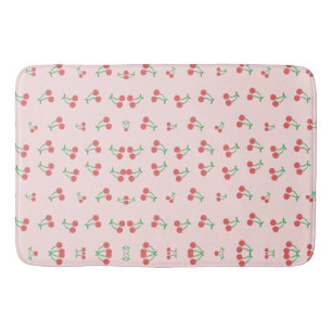 Alfombrilla De Baño Patrón de cerezo rojo dulce