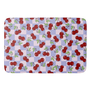 Alfombrilla De Baño Patrón de cerezo rojo dulce