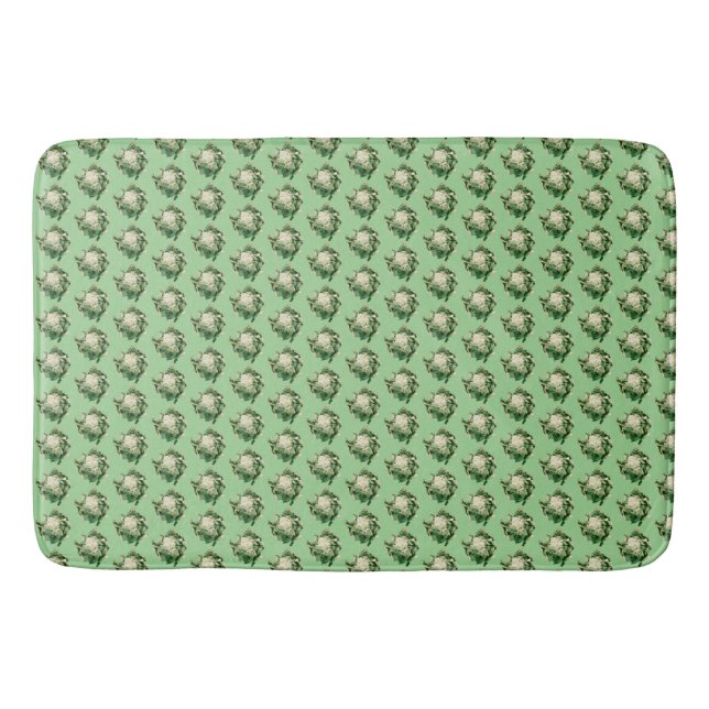 Alfombrilla De Baño Patrón de coliflor (Anverso)