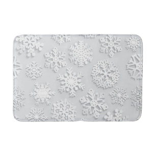 Alfombrilla De Baño Patrón de copo de nieve