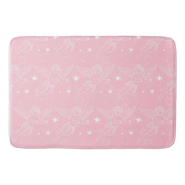Alfombrilla De Baño patrón de Cupido (Anverso)