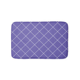 Alfombrilla De Baño Patrón de diamante púrpura