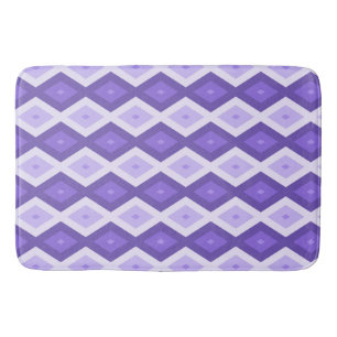 Alfombrilla De Baño Patrón de diamante violento
