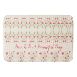 Alfombrilla De Baño Patrón de diseño floral