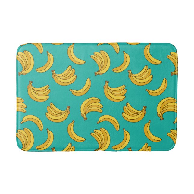 Alfombrilla De Baño Patrón de diversión de la fruta de la banana (Anverso)