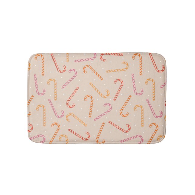 Alfombrilla De Baño Patrón de dulces caramelos (Anverso)
