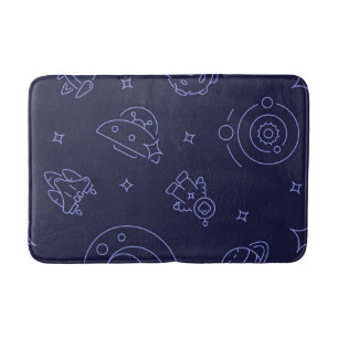 Alfombrilla De Baño Patrón de espacio
