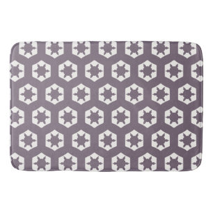 Alfombrilla De Baño Patrón de estrellado hexagonal de cebada de arenis