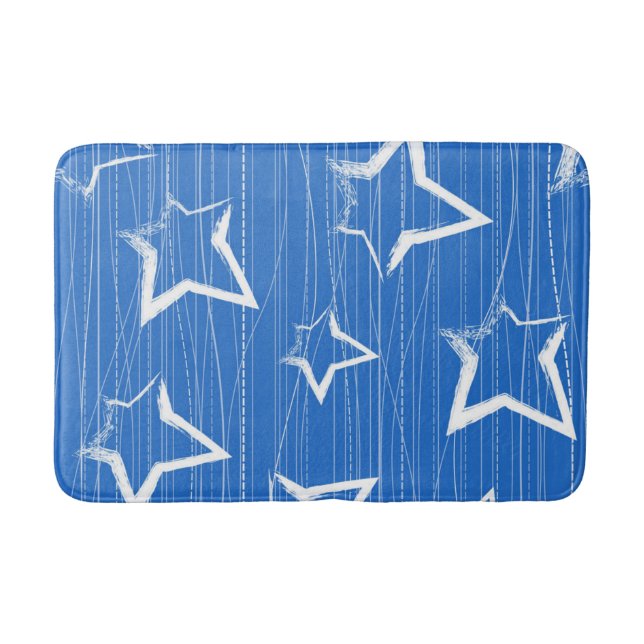 Alfombrilla De Baño Patrón de estrellas (Anverso)