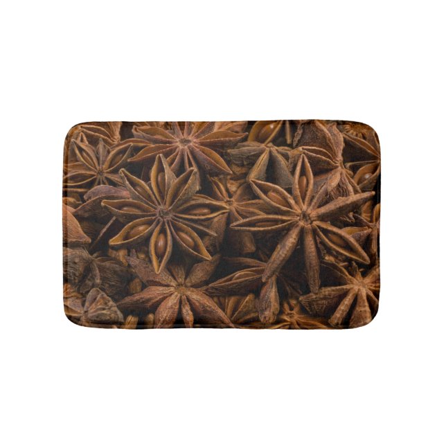Alfombrilla De Baño Patrón de estrellas de anís (Anverso)
