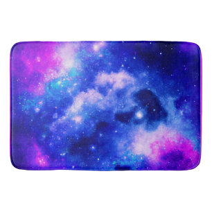 Alfombrilla De Baño Patrón de exploración vibrante de nebulosa