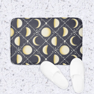Alfombrilla De Baño Patrón de fases celestes de la luna
