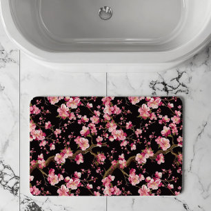 Alfombrilla De Baño Patrón de Flor de Cerezo Sakura
