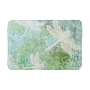 Alfombrilla De Baño Patrón De Flor Y Dragón