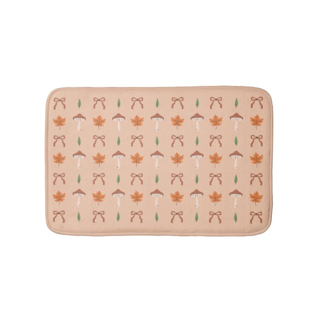 Alfombrilla De Baño Patrón de flujo de otoño (Anverso)