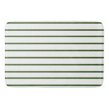 Patrón de franja delgada Forest Green