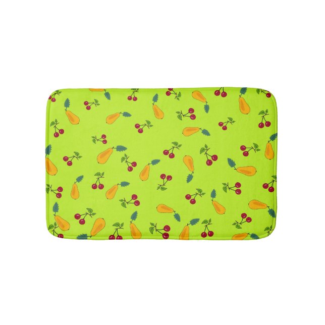 Alfombrilla De Baño Patrón de frutas (Anverso)