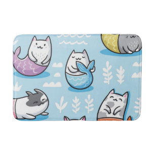 Alfombrilla De Baño Patrón de gato