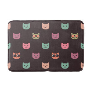 Alfombrilla De Baño Patrón de gato