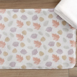 Alfombrilla De Baño Patrón de hojas de caída de pasto suave | Otoño mi