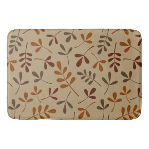 Alfombrilla De Baño Patrón de hojas de otoño variadas