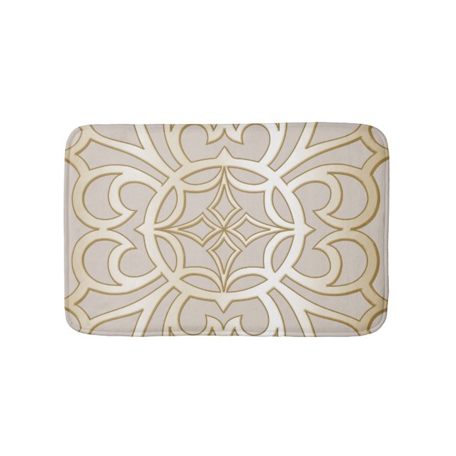 Alfombrilla De Baño Patrón de impresión Jacquard (Anverso)