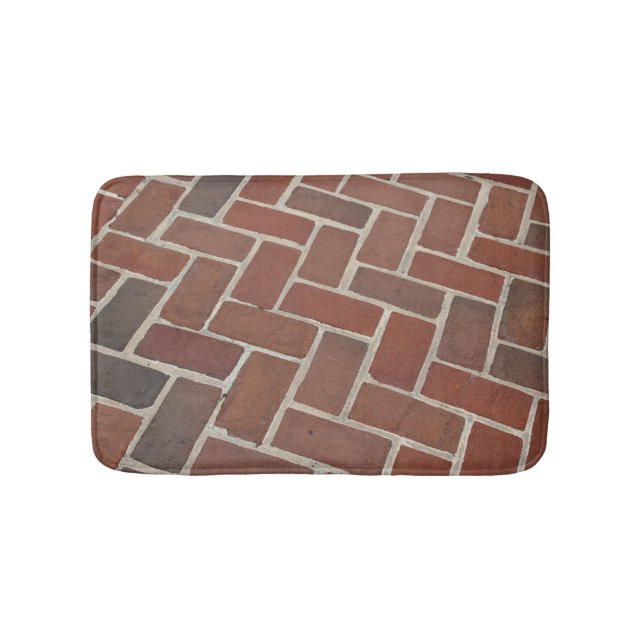 Alfombrilla De Baño Patrón de ladrillo (Anverso)