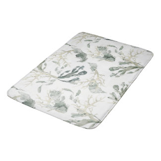 Alfombrilla De Baño Patrón de los Verdes del Mar